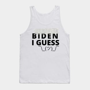 Biden I Guess ? Vote Blue 2024 Minimalist Tank Top